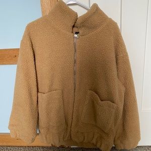 Fuzzy brown sweatshirt